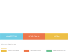 Tablet Screenshot of misiowaakademia.pl